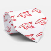 Retour afzender stropdas (Opgerold)