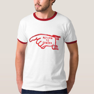 Retour afzender t-shirt