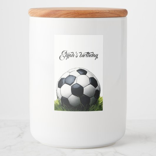 Retour cadeau Eten en drinken Voedselcontainer Etiket (Voorkant)