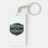 Retour met Honor™ LDS-Sleutelhanger Sleutelhanger (achterkant)