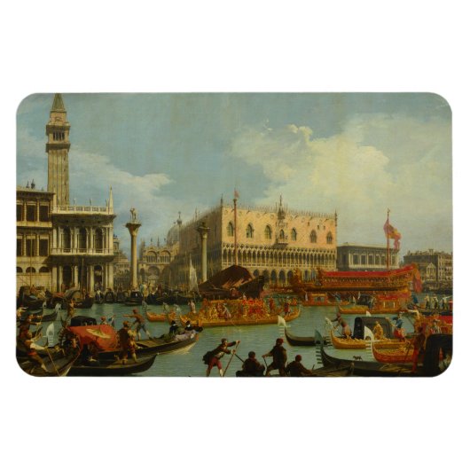 Retour Palazzo Ducale Canaletto Fine Bucentaur Magneet (Horizontaal)