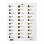 retour uil ontwerp etiket (Full Sheet)