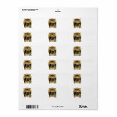 retour uil ontwerp etiket (Full Sheet)