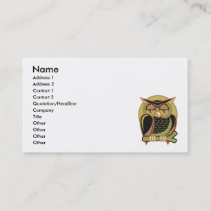 retour uil ontwerp visitekaartje