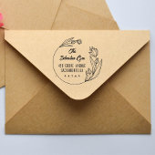 Retouradres Aangepaste scriptfamilie Zelfinktende Stempel