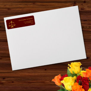 Retouradres afstudeerfeest juridisch professional etiket