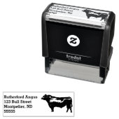 Retouradres Angus Bull Zelfinktende Stempel (In situ)