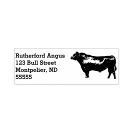 Retouradres Angus Bull Zelfinktende Stempel