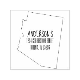 Retouradres Arizona State Zelfinktende Stempel