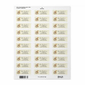 Retouradres Baby Dieren Etiket (Full Sheet)