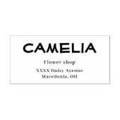 Retouradres bedrijfsnaam zelfinktende stempel (Design)