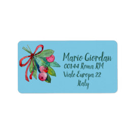 Retouradres Berry Bundle w Red Green Etiket