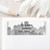 Retouradres bestemming Chicago Etiket (Insitu)