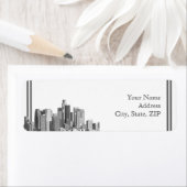 Retouradres bestemming Houston Etiket (Insitu)