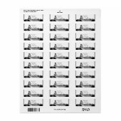 Retouradres bestemming San Francisco Etiket (Full Sheet)