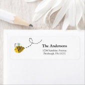 Retouradres bijen etiket (Insitu)