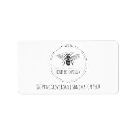 Retouradres bijen etiket