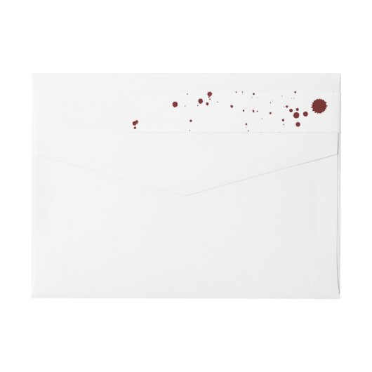 Retouradres bloedplaatje Halloween (Achterkant)