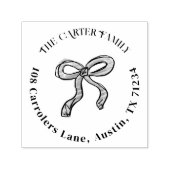 Retouradres boog illustratie  zelfinktende stempel (Design)