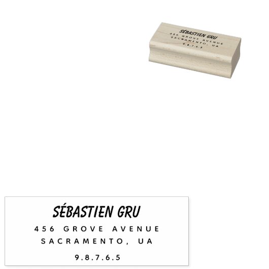 Retouradres bruiloft rubberstempel (Gestempeld)