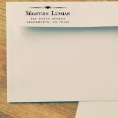 Retouradres bruiloft zelfinktende stempel
