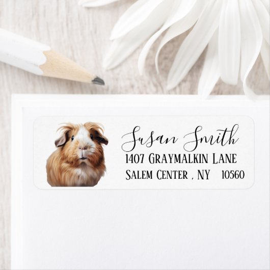 Retouradres cavia etiket (Insitu)