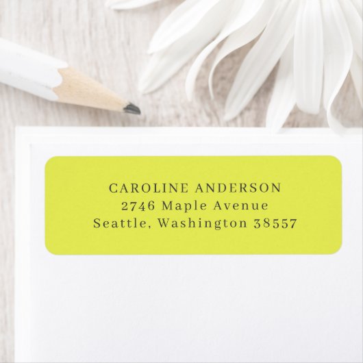 Retouradres Chartreuse Persoonlijk Elegant Etiket (Insitu)