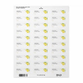 Retouradres Citroen Citroen Etiket (Full Sheet)