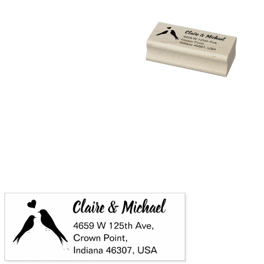 Retouradres, Creëer je eigen stel, Rubberstempel (Gestempeld)