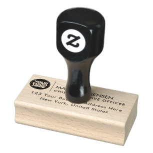 Retouradres Custom Business Logo Professional Rubberstempel