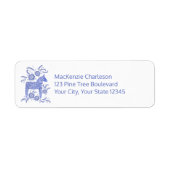 Retouradres Dala Horse Etiket (Voorkant)