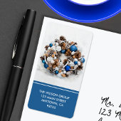 Retouradres dennenkrans etiket