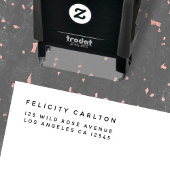Retouradres | Eenvoudig minimalistisch modern, sti Zelfinktende Stempel
