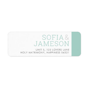 RETOURADRES eenvoudig modern type pastel grijs min Etiket
