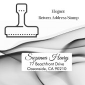 Retouradres _elegant handschrift  zelfinktende stempel