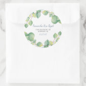 Retouradres Envelope Seal Sticker Eucalyptus (Tas)