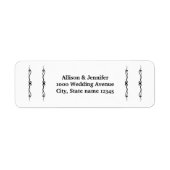 Retouradres Etiket (Voorkant)