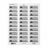 Retouradres-etiketten van Cane Corso Etiket (Full Sheet)