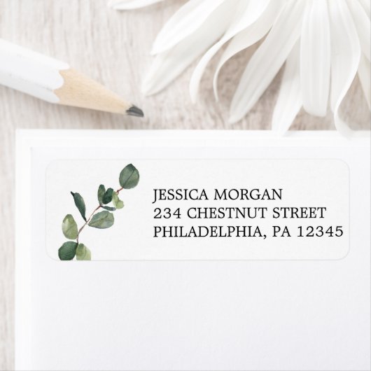 Retouradres Eucalyptus Eucalyptus Etiket (Insitu)