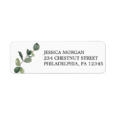 Retouradres Eucalyptus Eucalyptus Etiket (Voorkant)