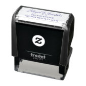 Retouradres - Fancy Script Couple Weddenschap Zelfinktende Stempel (Product)