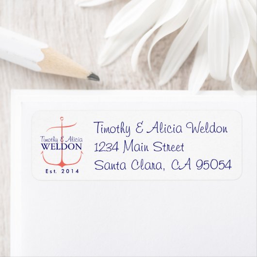 Retouradres gezinsanker etiket (Insitu)