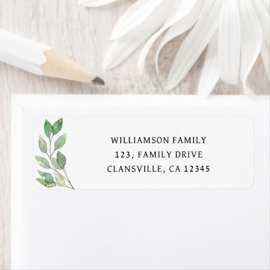 Retouradres gezinshereniging etiket (Insitu)