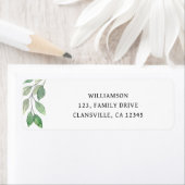 Retouradres gezinshereniging etiket (Insitu)