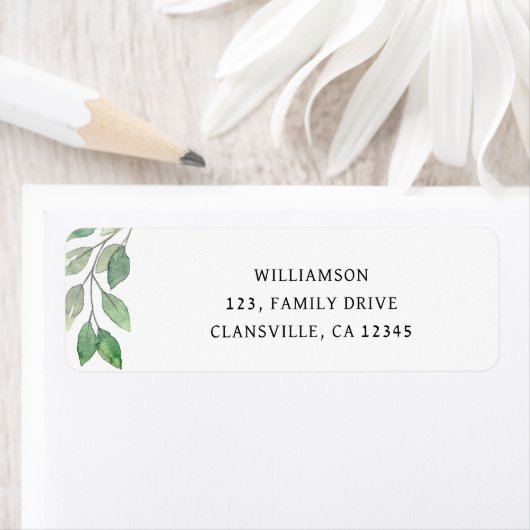 Retouradres gezinshereniging etiket (Insitu)