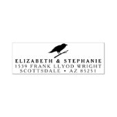 Retouradres  gothische weddenschappen Aangepast Zelfinktende Stempel (Design)