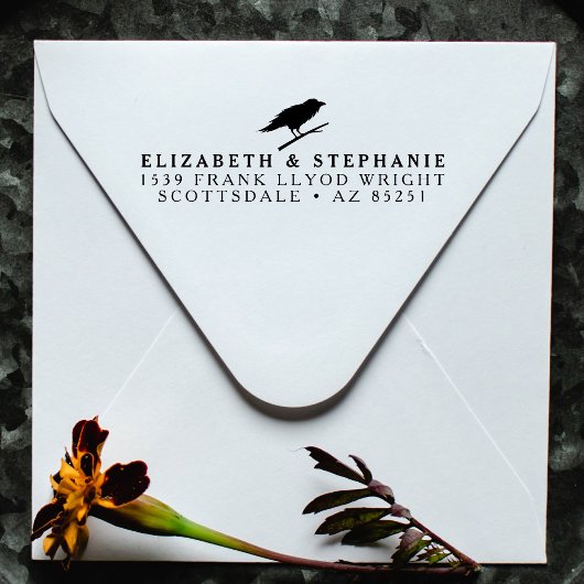 Retouradres  gothische weddenschappen Aangepast Zelfinktende Stempel
