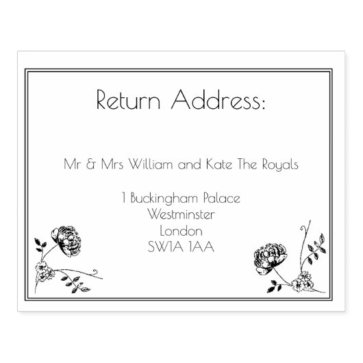 Retouradres Groot Stam Rubberstempel (Afrduk)