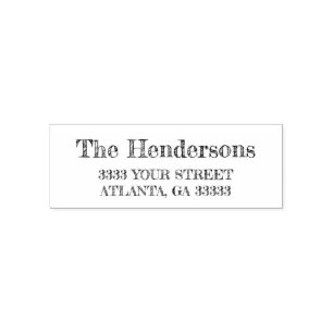 Retouradres handschets zelfinktende stempel