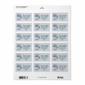 Retouradres Hot Chocolate Peppermint Sticks Etiket (Full Sheet)